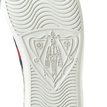 Gucci GG Supreme Monogram Ayers Web Womens Ace Sneakers 34.5 Beige 8 of 10