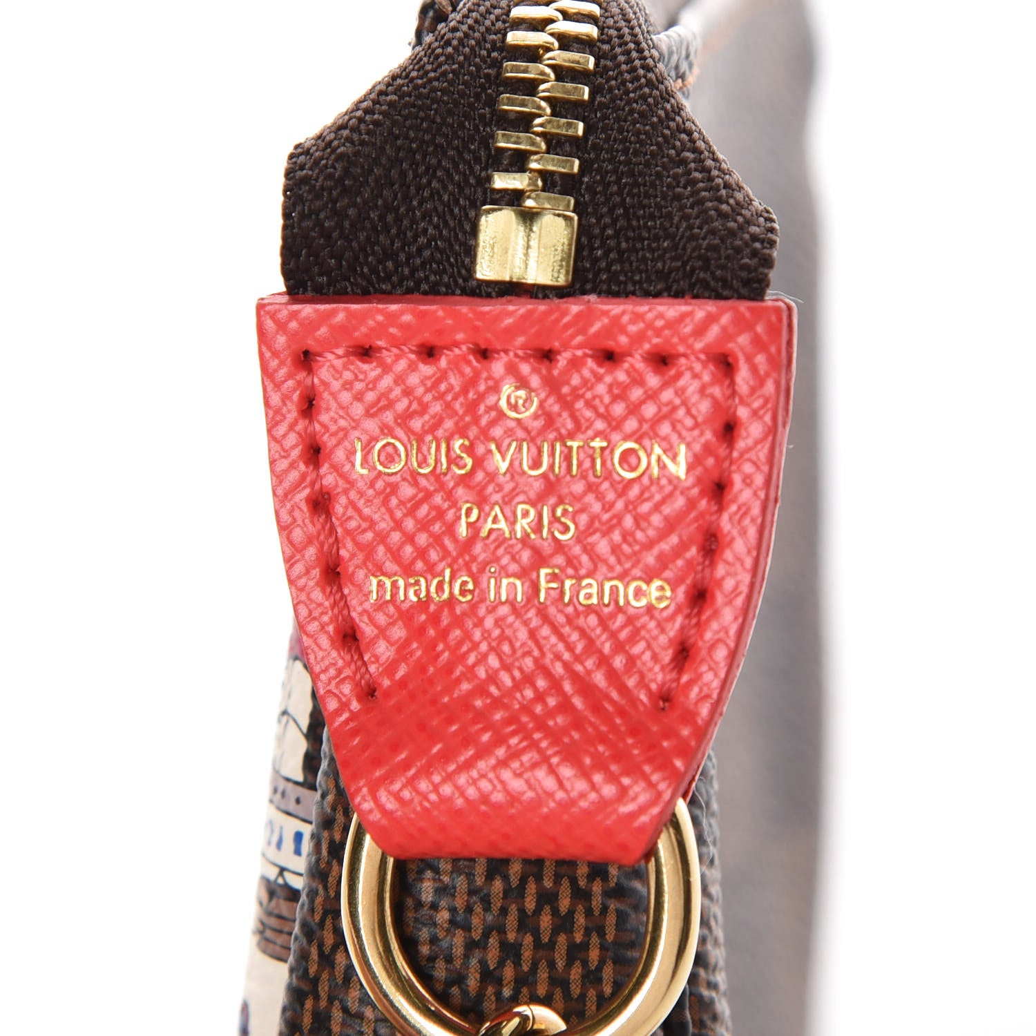 Louis Vuitton Damier Ebene 2016 Christmas Animation Mini Pochette Accessories 6 of 10