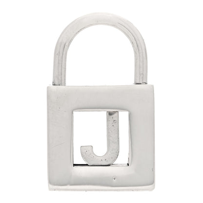 Tiffany Sterling Silver Letter J Lock Charm Pendant 1 of 3
