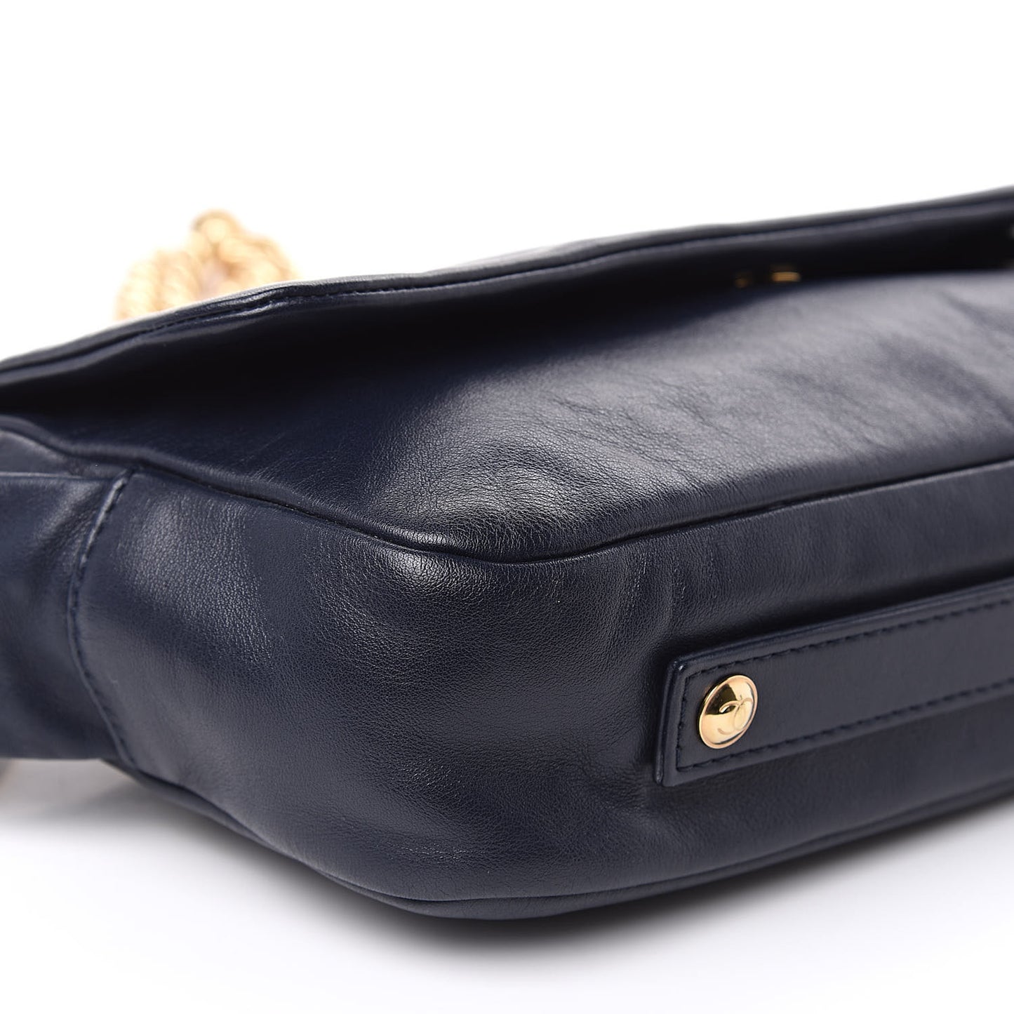 Lambskin Medium Rodeo Drive Flap Navy