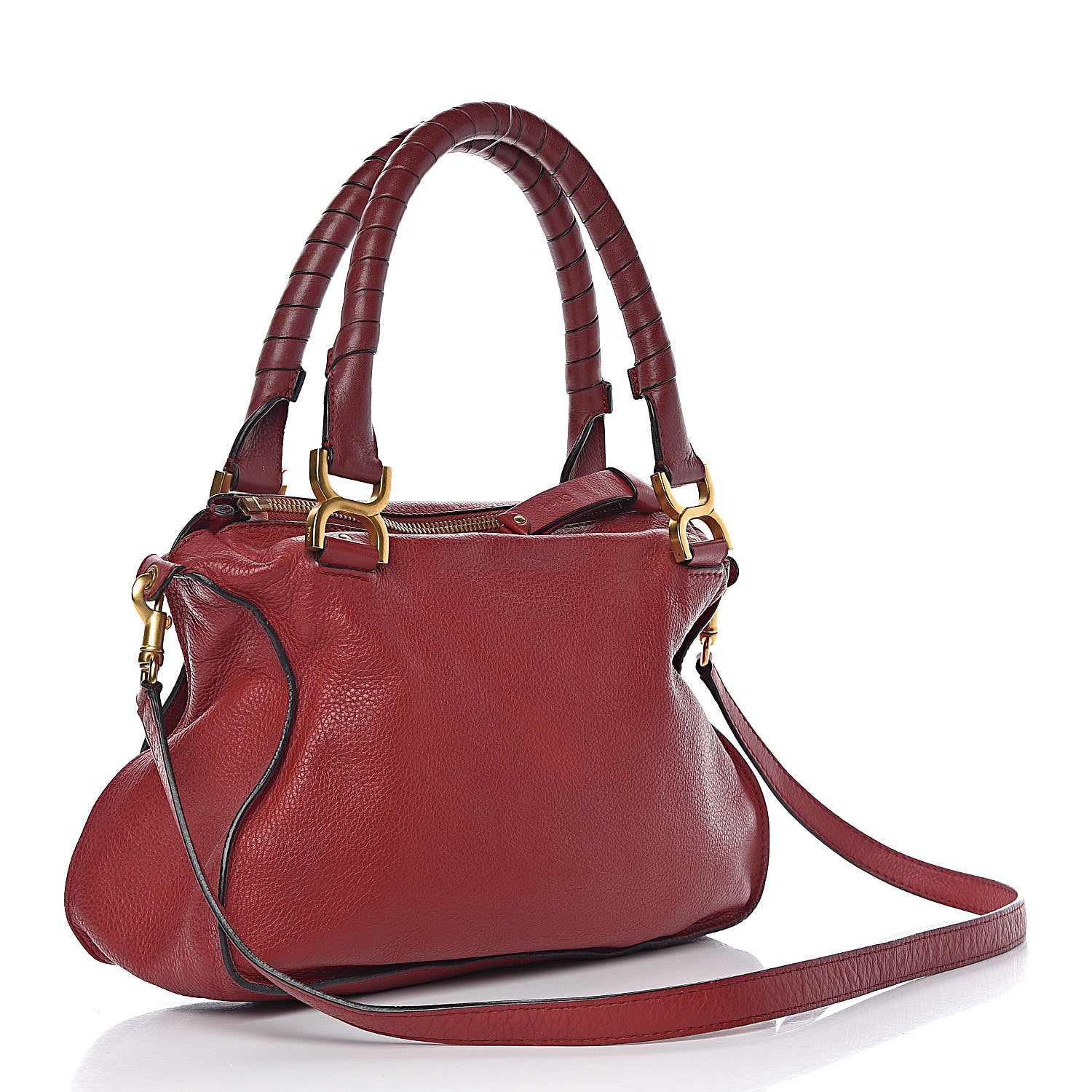 Chloe Calfskin Medium Marcie Satchel Berry Cupcake 3 of 22