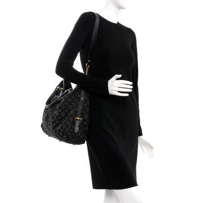 Louis Vuitton Denim Neo Cabby GM Black 2 of 9