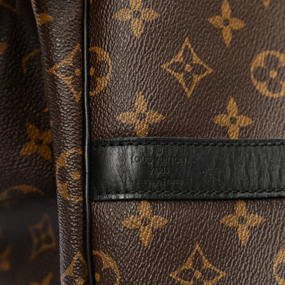 Louis Vuitton Monogram Macassar Keepall Bandouliere 55 6 of 13