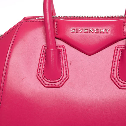 Givenchy Shiny Lord Calfskin Mini Antigona Shocking Pink 9 of 13