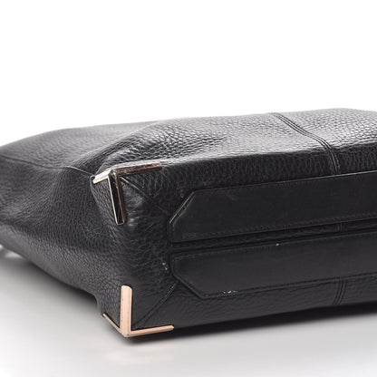 Alexander Wang Pebbled Calfskin Large Prisma Skeletal Tote Black Rose Gold Hardware 17 of 25