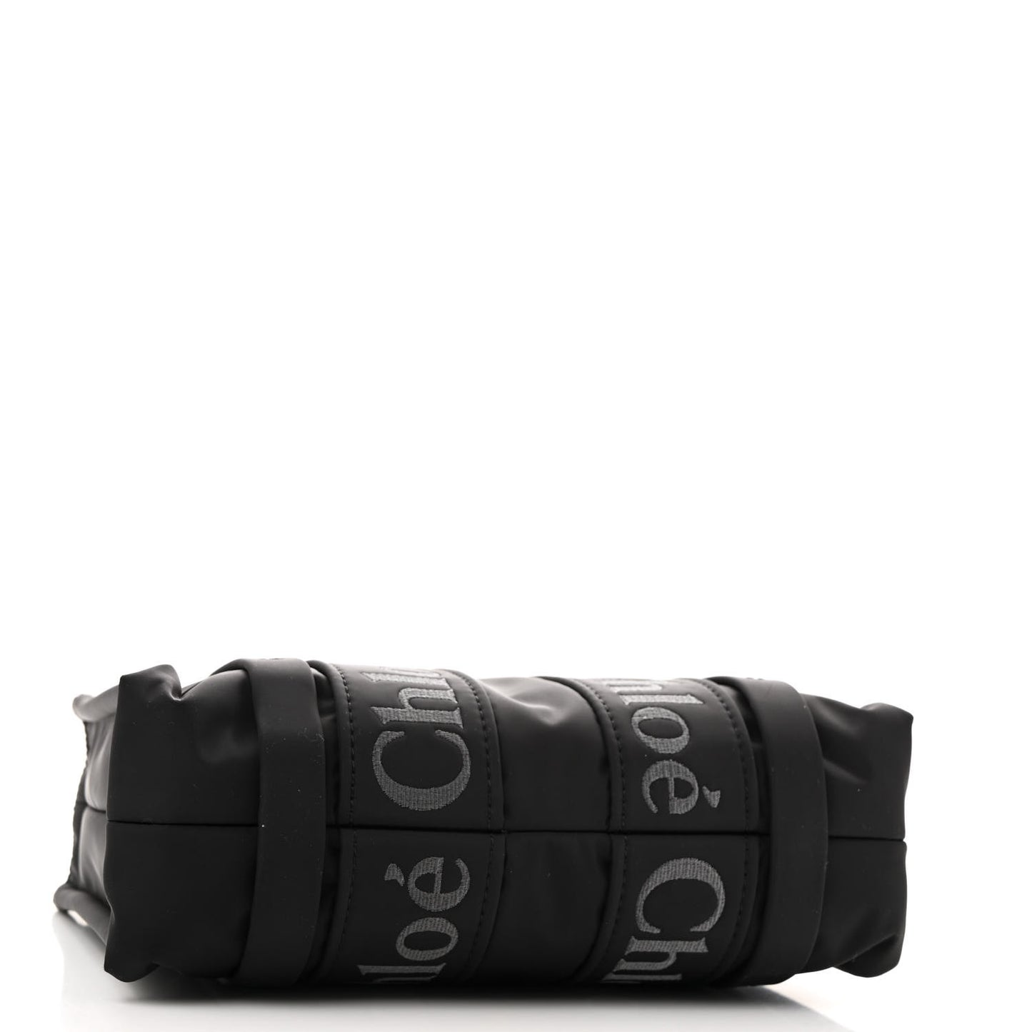 Nylon Small Woody Tote Black