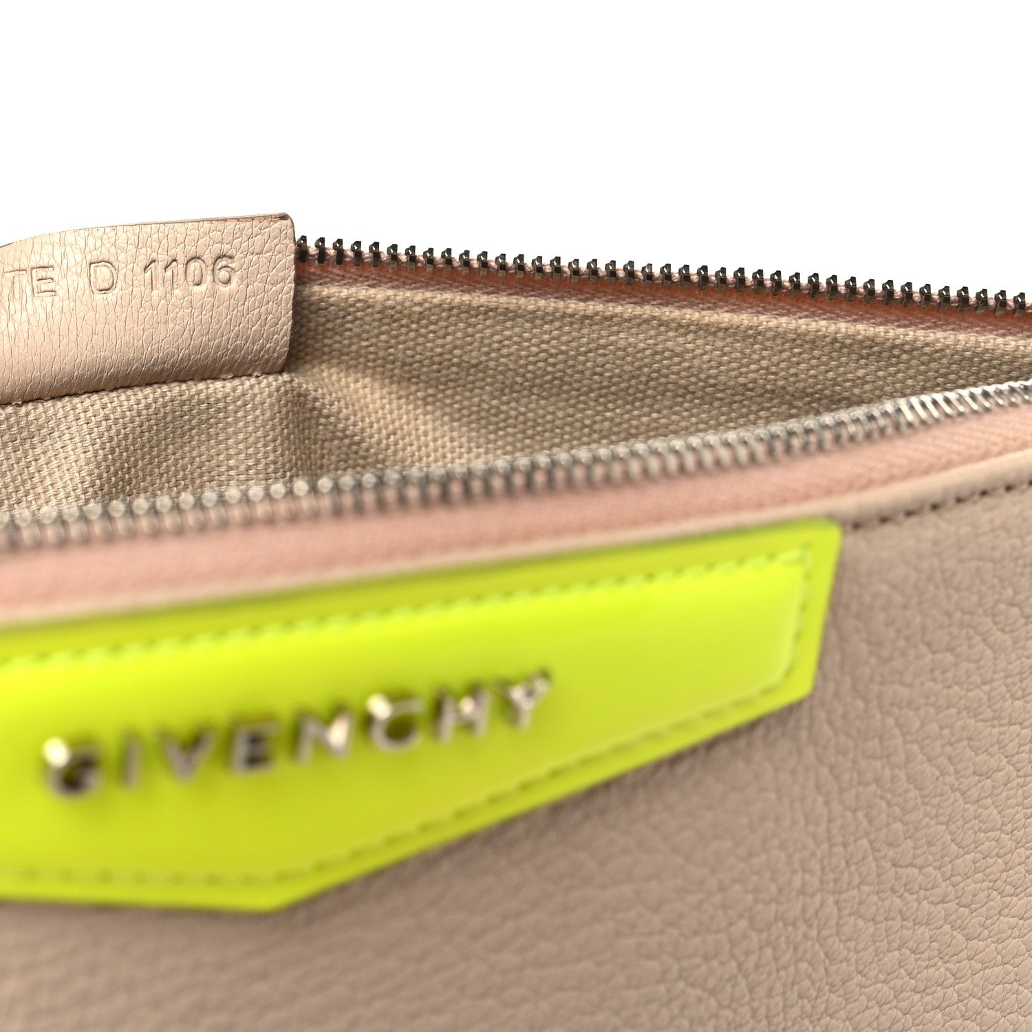 Givenchy Sugar Goatskin Medium Antigona Pouch Beige Yellow 8 of 10