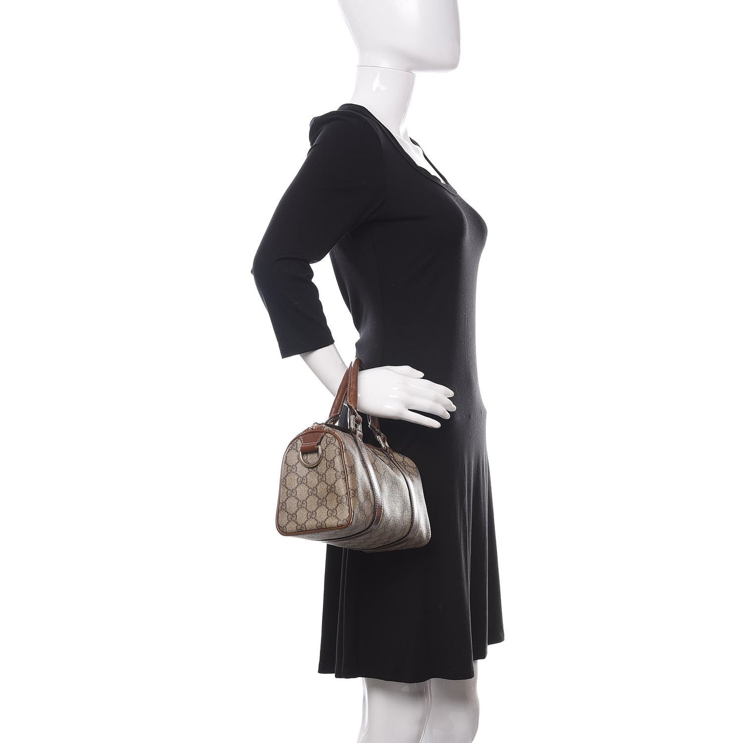 GG Plus Monogram Small Joy Boston Brown