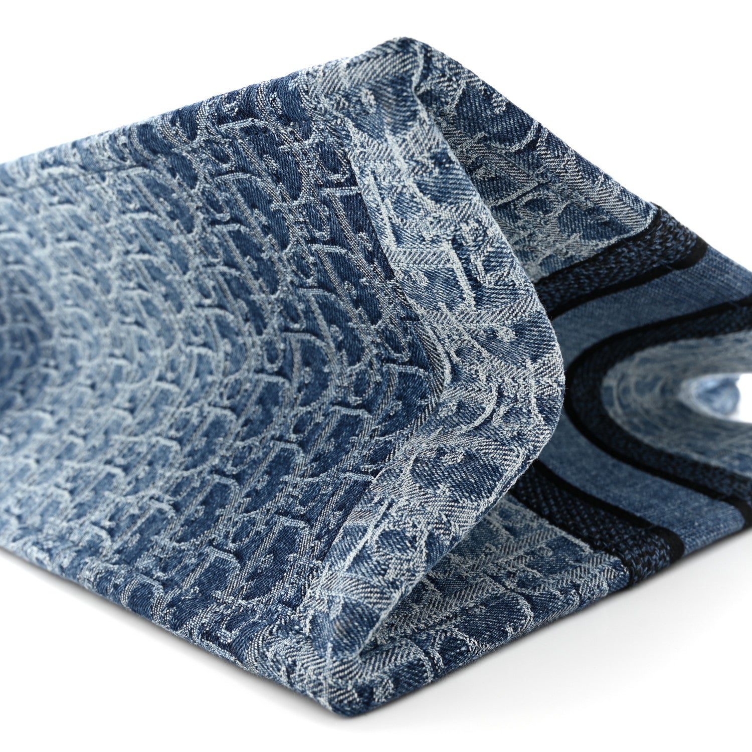 Christian Dior Oblique Denim Medium Book Tote Blue 10 of 10