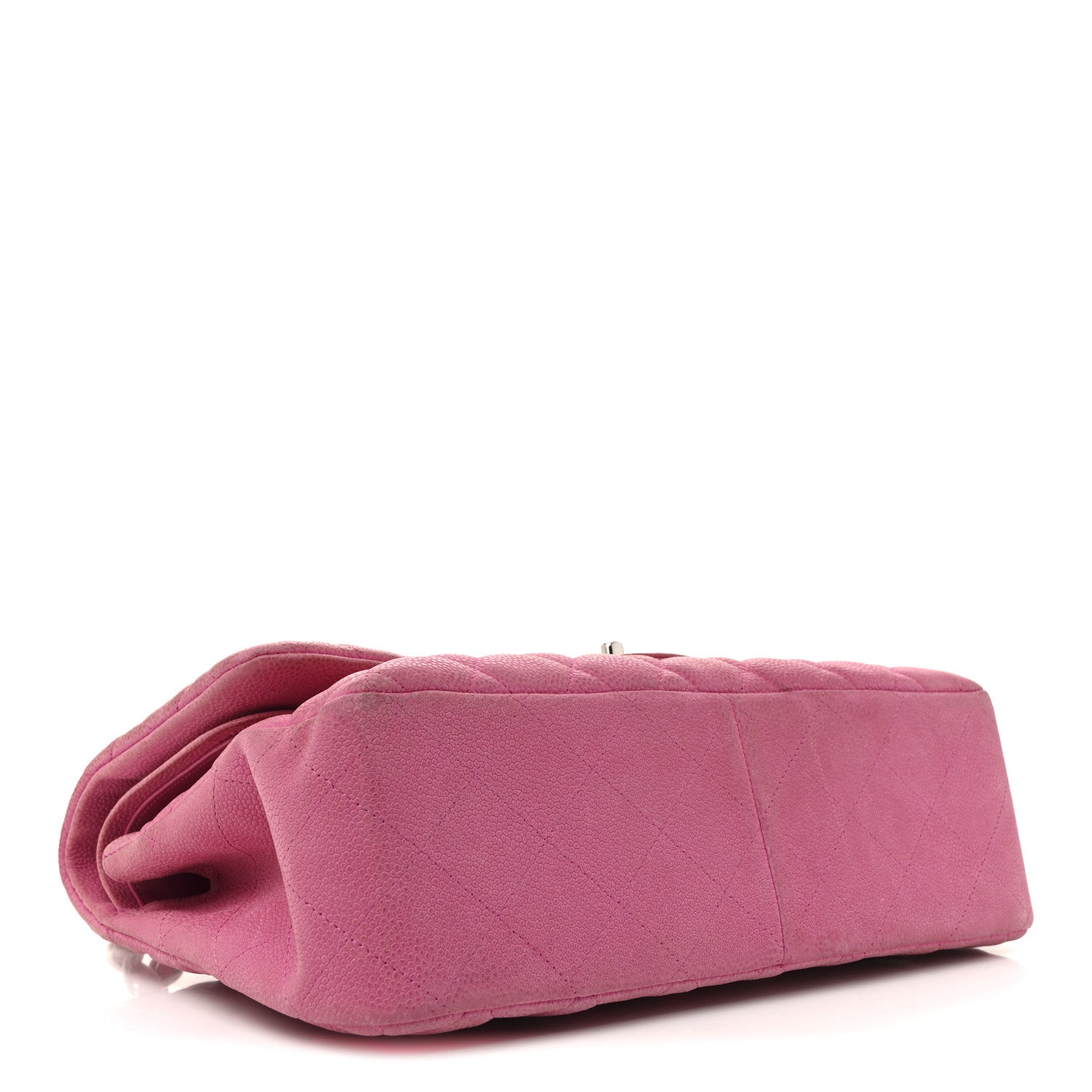 Chanel Caviar Quilted Jumbo Double Flap Pink 4 of 15