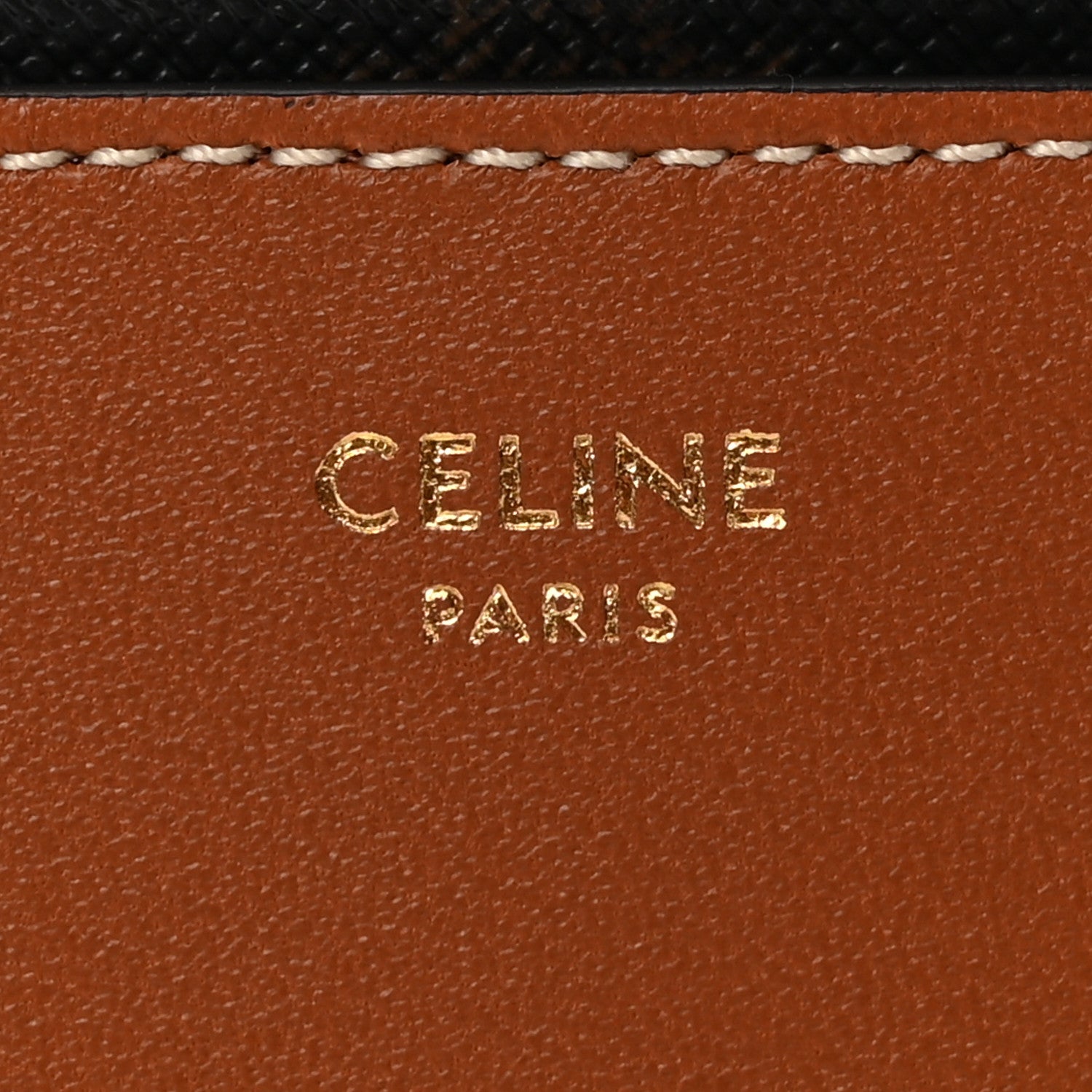 Celine Triomphe Canvas Zipped Card Holder Tan 6 of 12
