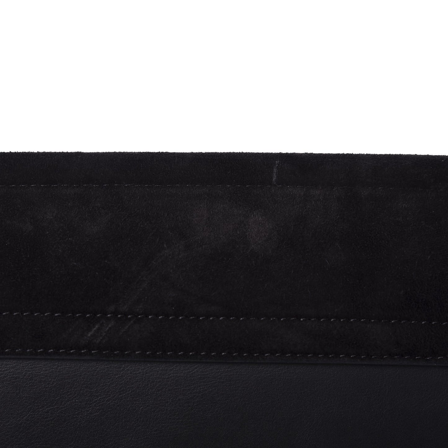 Suede Calfskin Medium Faye Shoulder Bag Black