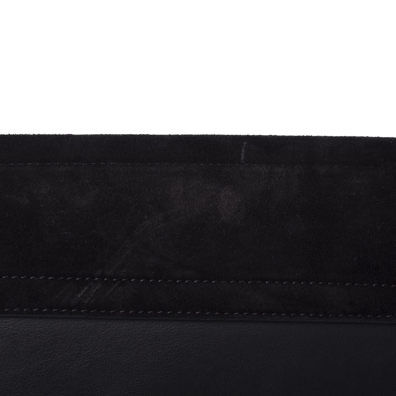 Chloe Suede Calfskin Medium Faye Shoulder Bag Black 9 of 9