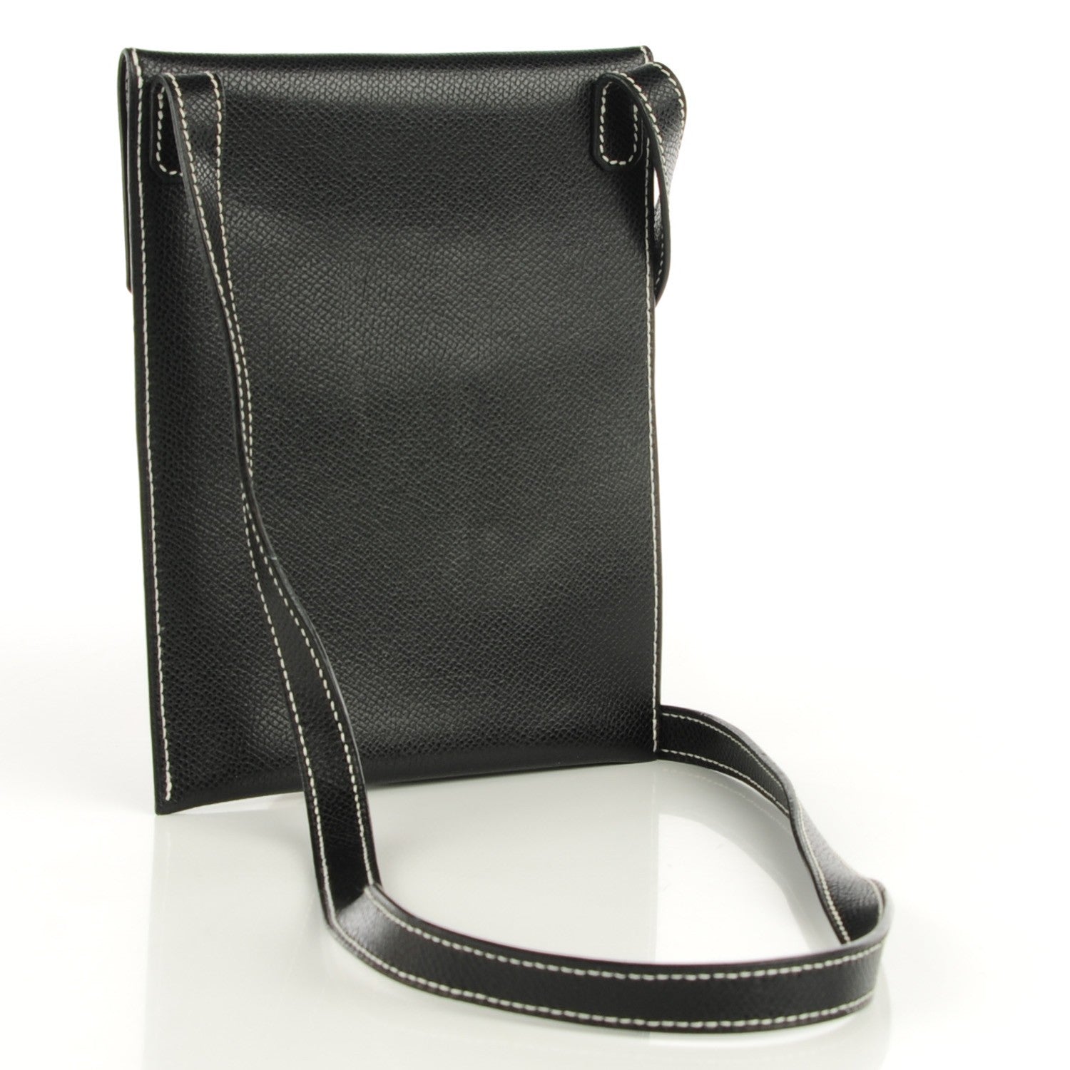 Hermes Courchevel Crossbody Pouch Black 3 of 6