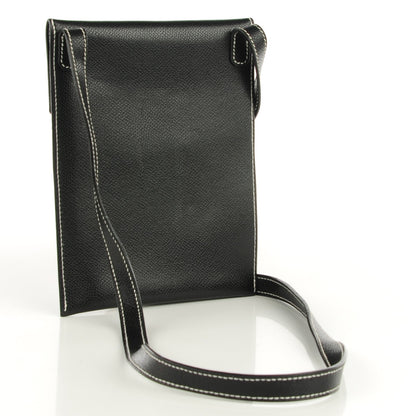 Hermes Courchevel Crossbody Pouch Black 3 of 6