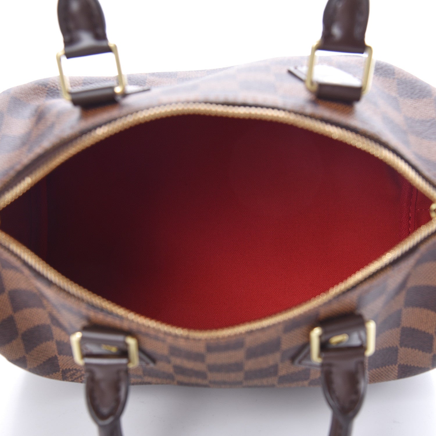 Louis Vuitton Damier Ebene Speedy Bandouliere 25 6 of 10