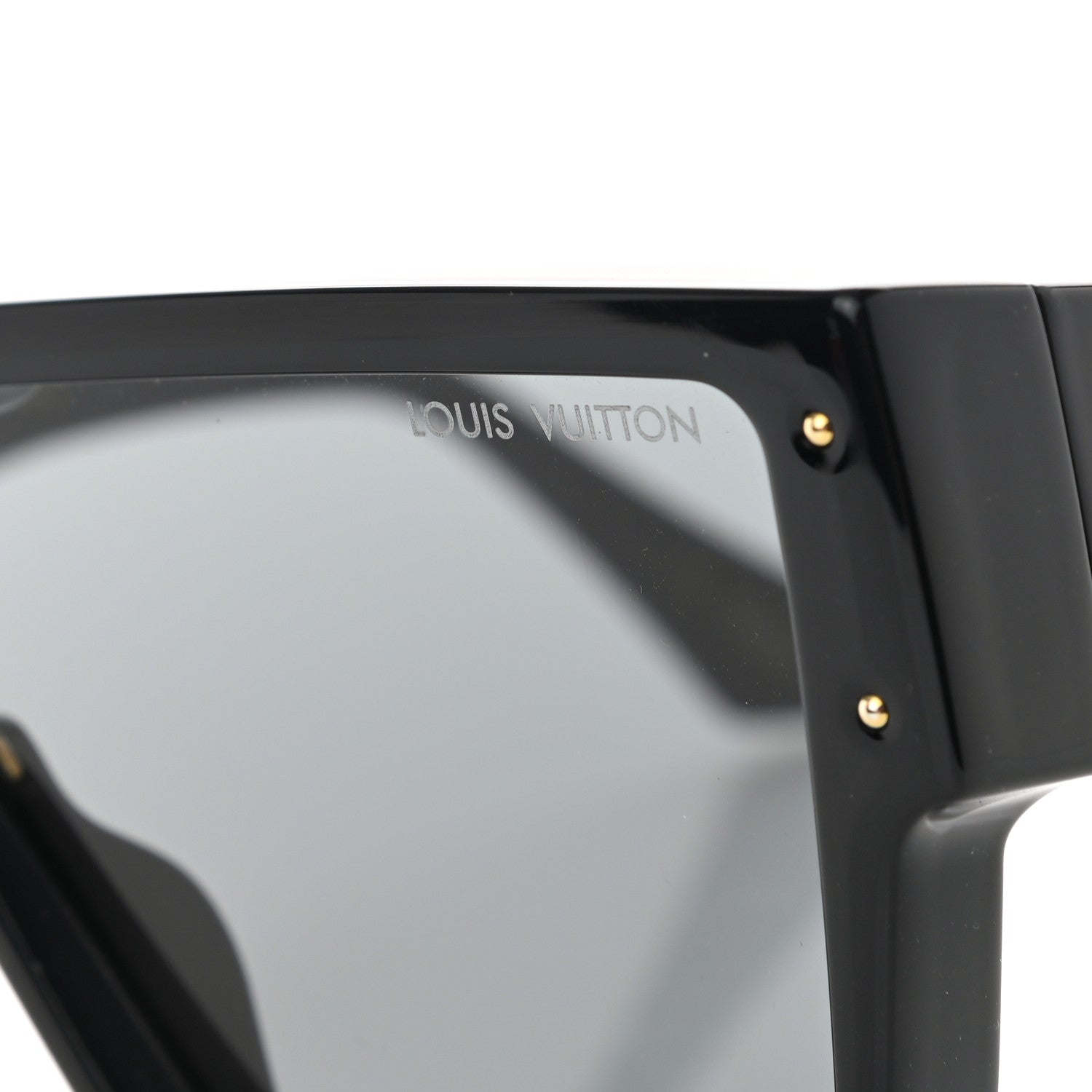 Louis Vuitton Acetate Swarovski Crystal Cyclone Sunglasses Z1578W Black 8 of 9