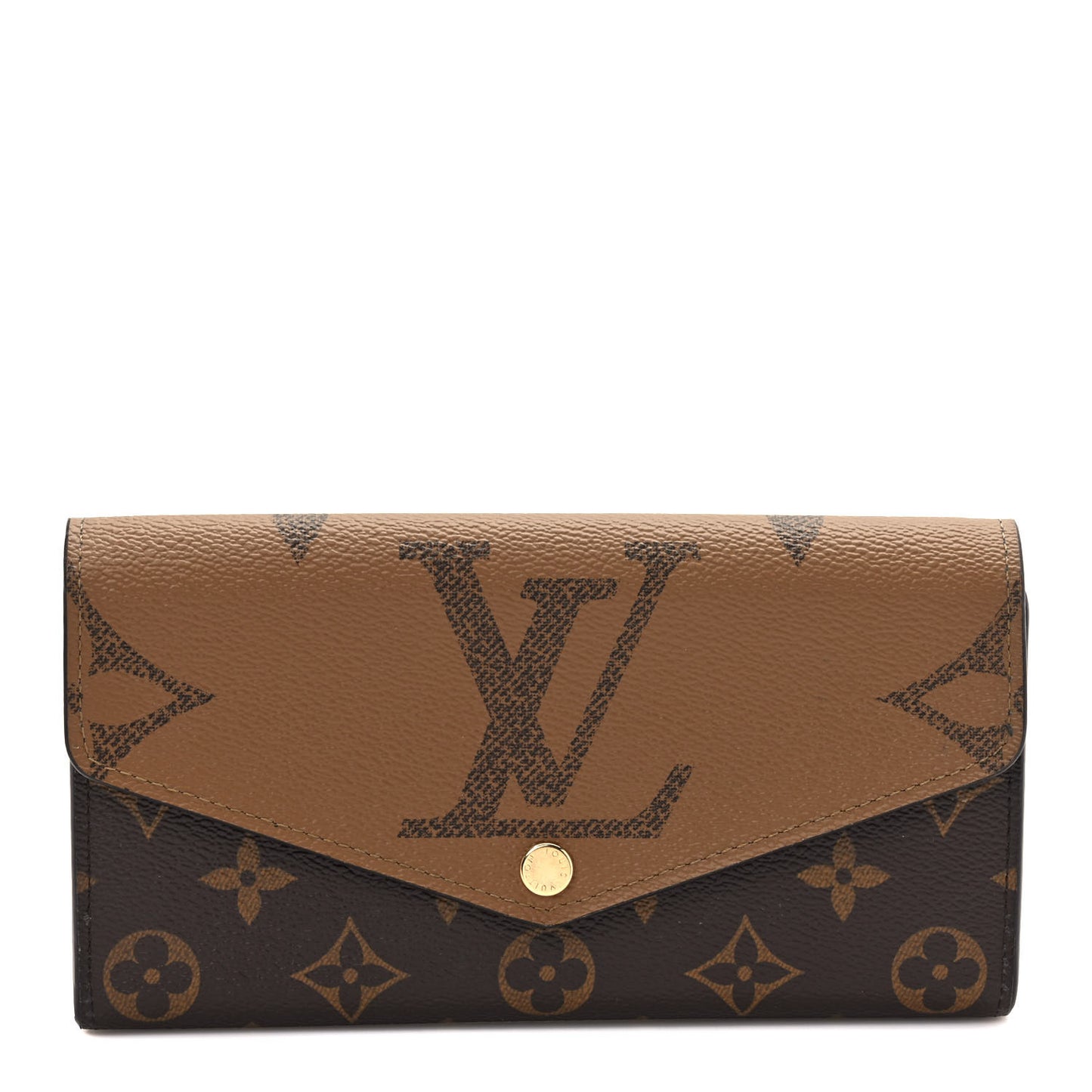 Reverse Monogram Giant Sarah Wallet