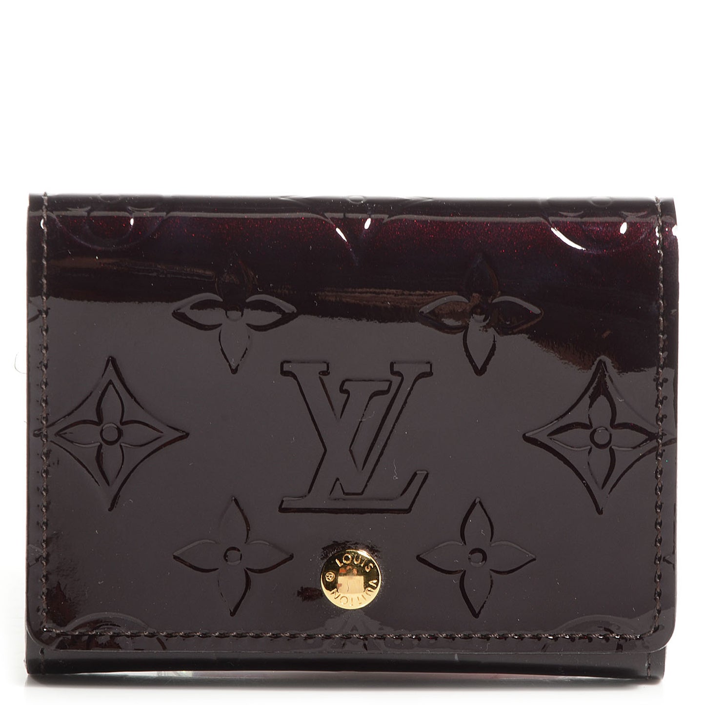 Vernis Business Card Holder Amarante