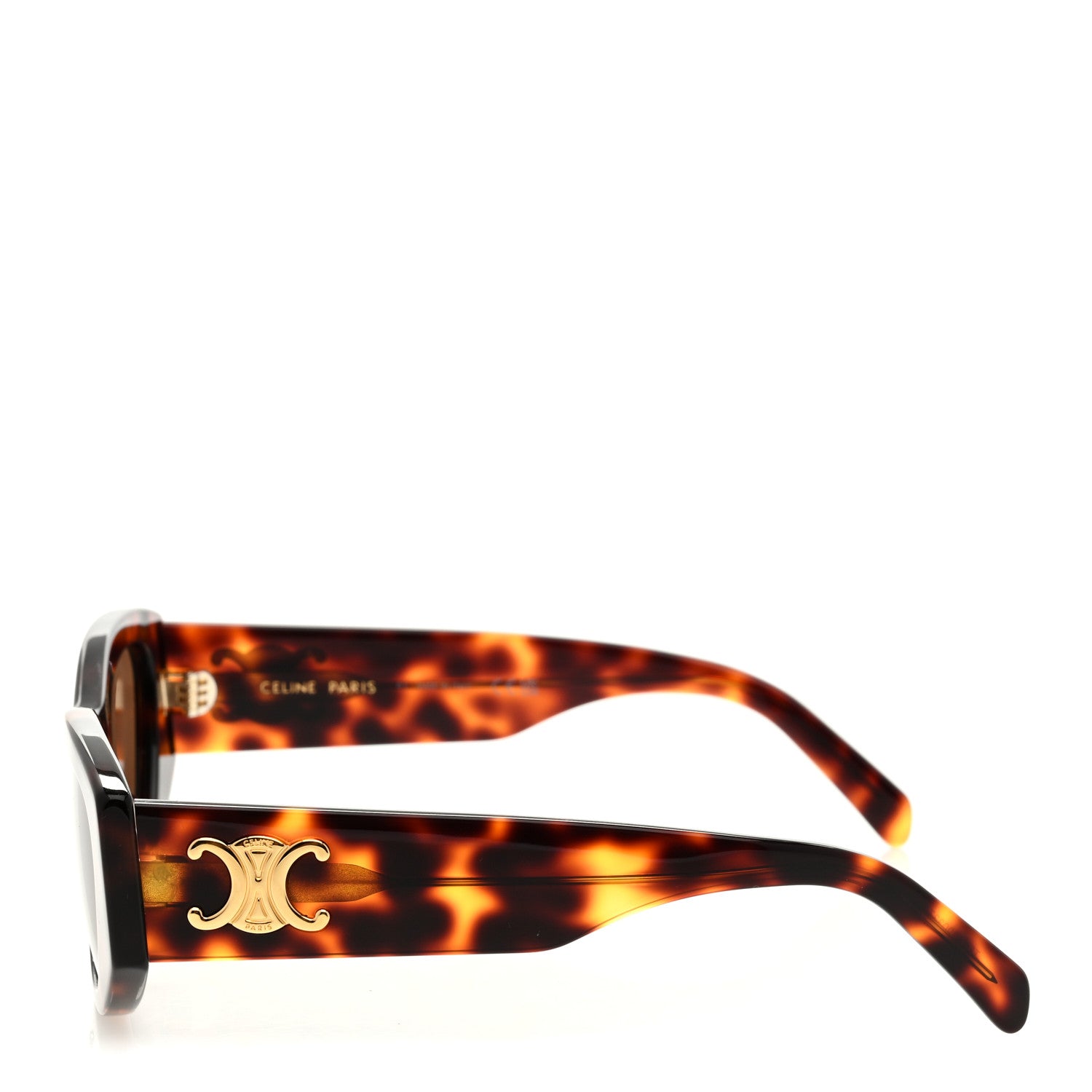 Celine Acetate Triomphe Sunglasses CL40308U Tortoise 3 of 7