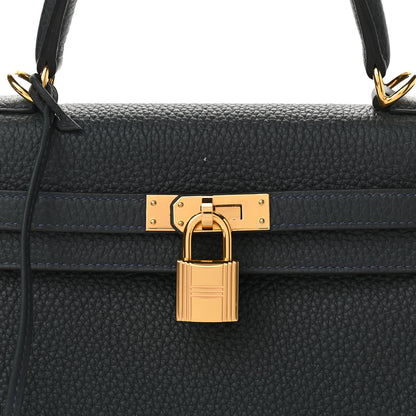 Hermes Togo Kelly Retourne 25 Vert Rousseau 8 of 11