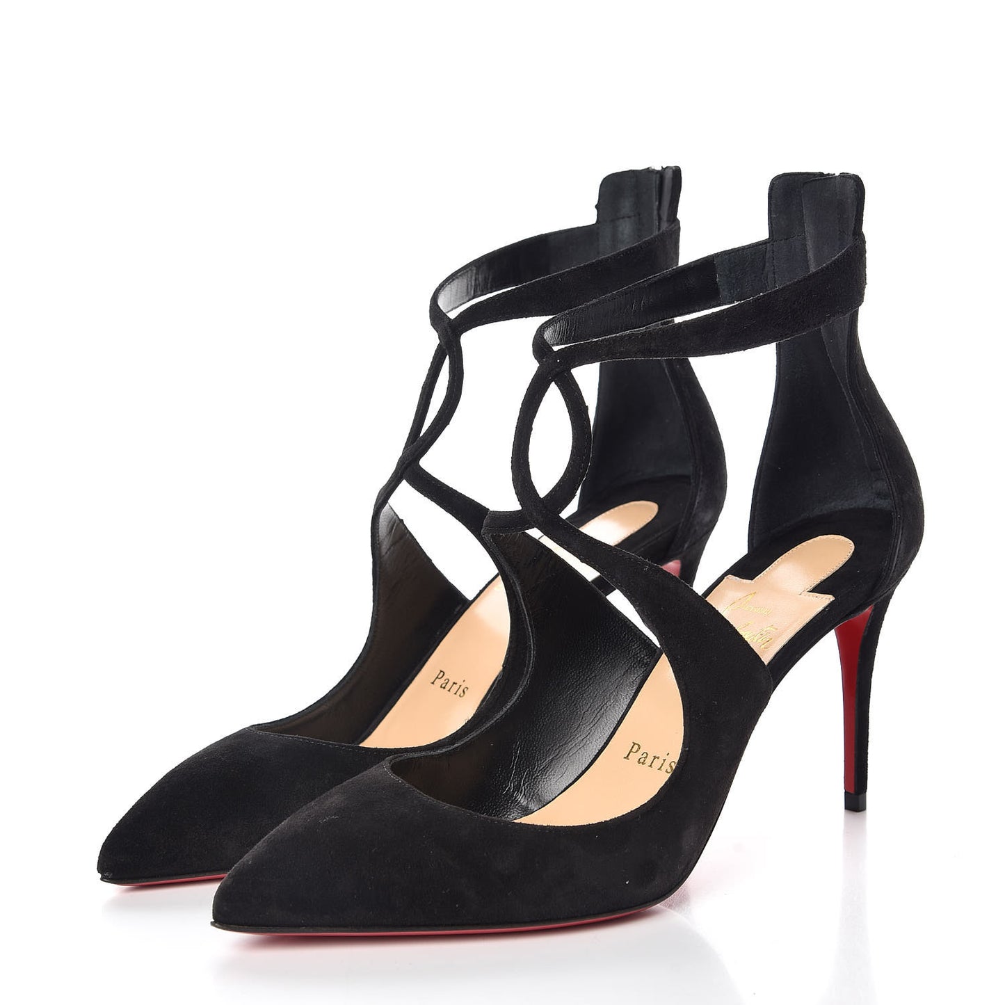 Veau Velours Rosas 85 Pumps 38.5 Black