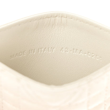 Christian Dior Lambskin Cannage DiorAmour Lady Dior Card Holder White 7 of 11