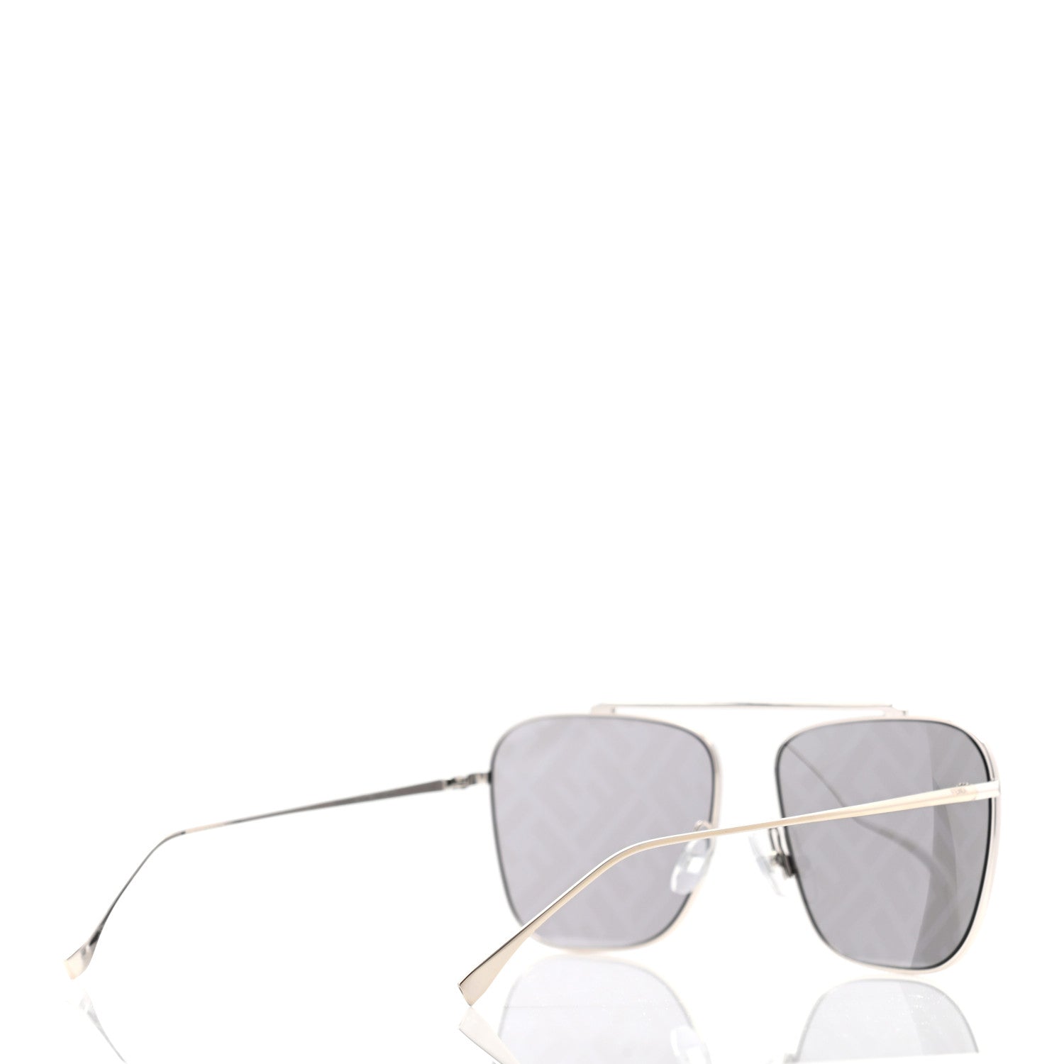 Fendi Metal Aviator FF Sunglasses FF0406/S Gold 4 of 8