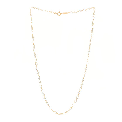 Tiffany 18K Yellow Gold Oval Link Chain Necklace 16" 3 of 5