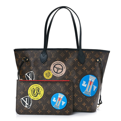 Louis Vuitton Monogram World Tour Neverfull MM 1 of 9