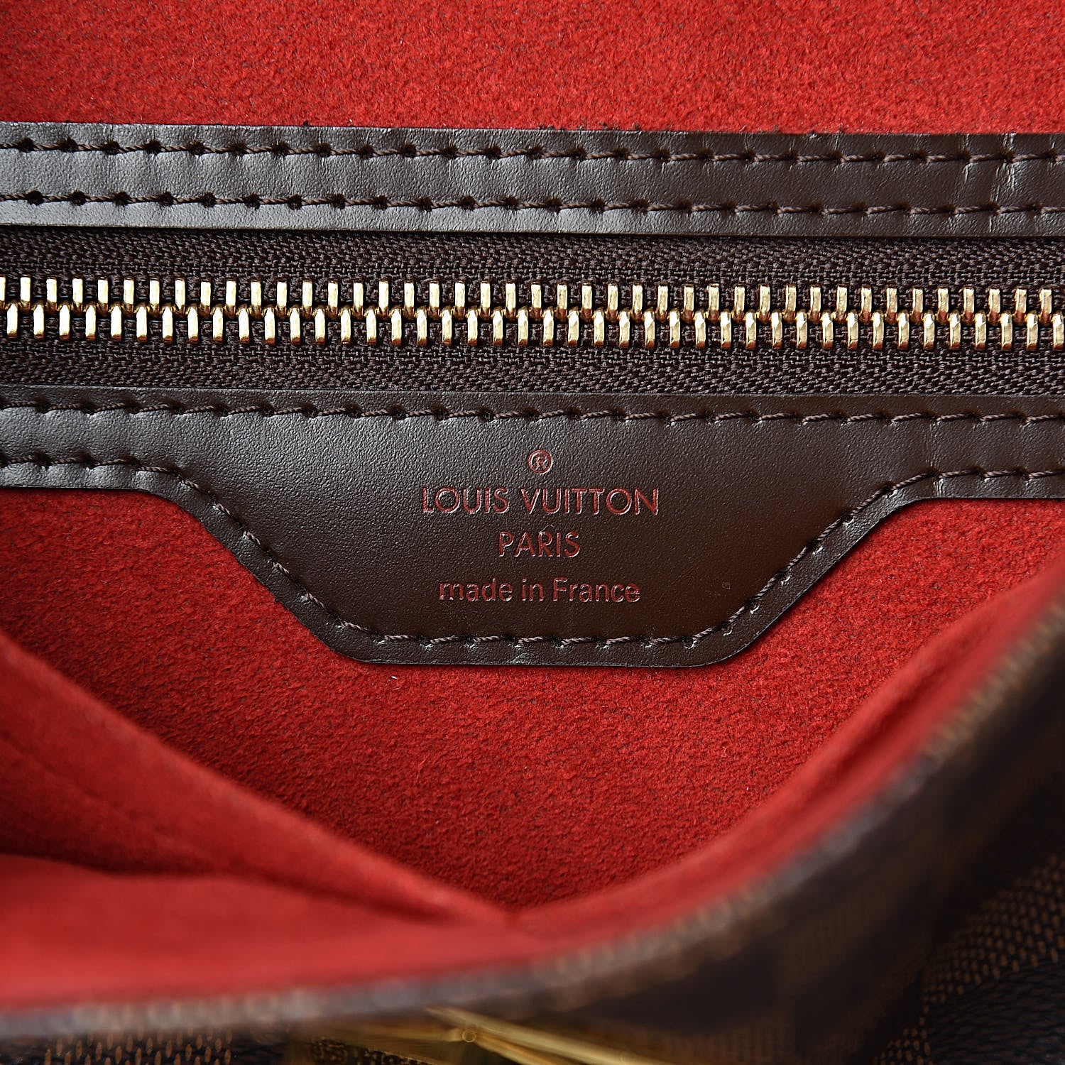 Louis Vuitton Damier Ebene Bergamo MM 6 of 9