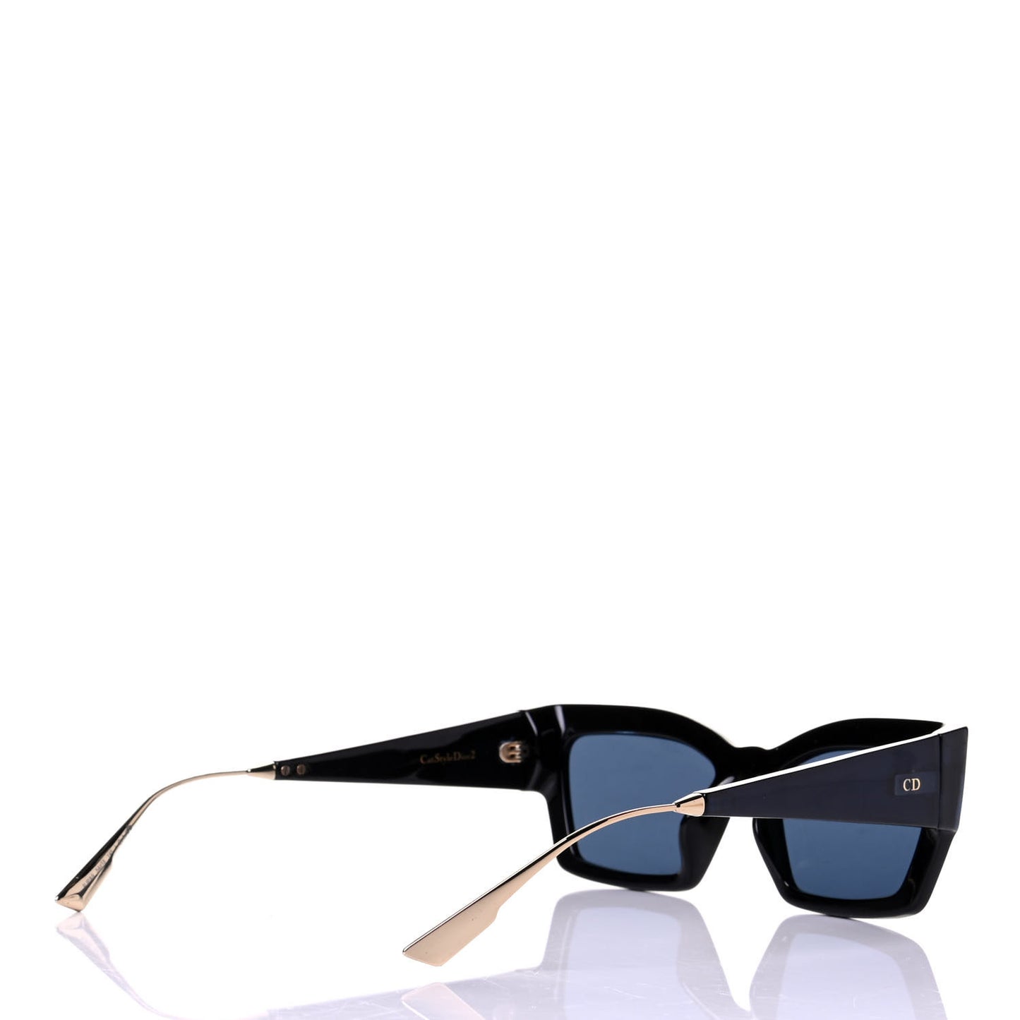 Acetate Cat Style Dior 2 Sunglasses Blue
