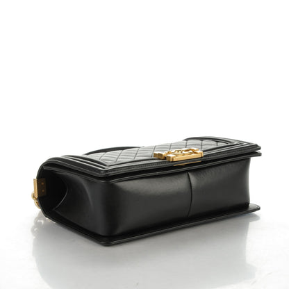 Chanel Lambskin Quilted Medium Boy Flap Black 4 of 7