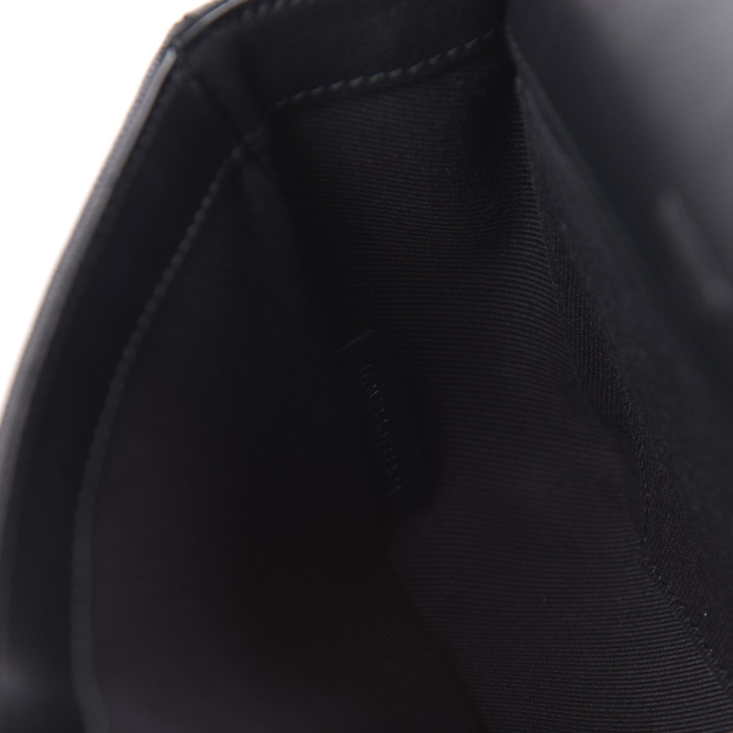 Grainy Calfskin Quilted Lola Bag Black