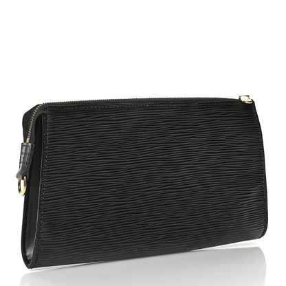 Louis Vuitton Epi Pochette Accessories 24 Black 3 of 7