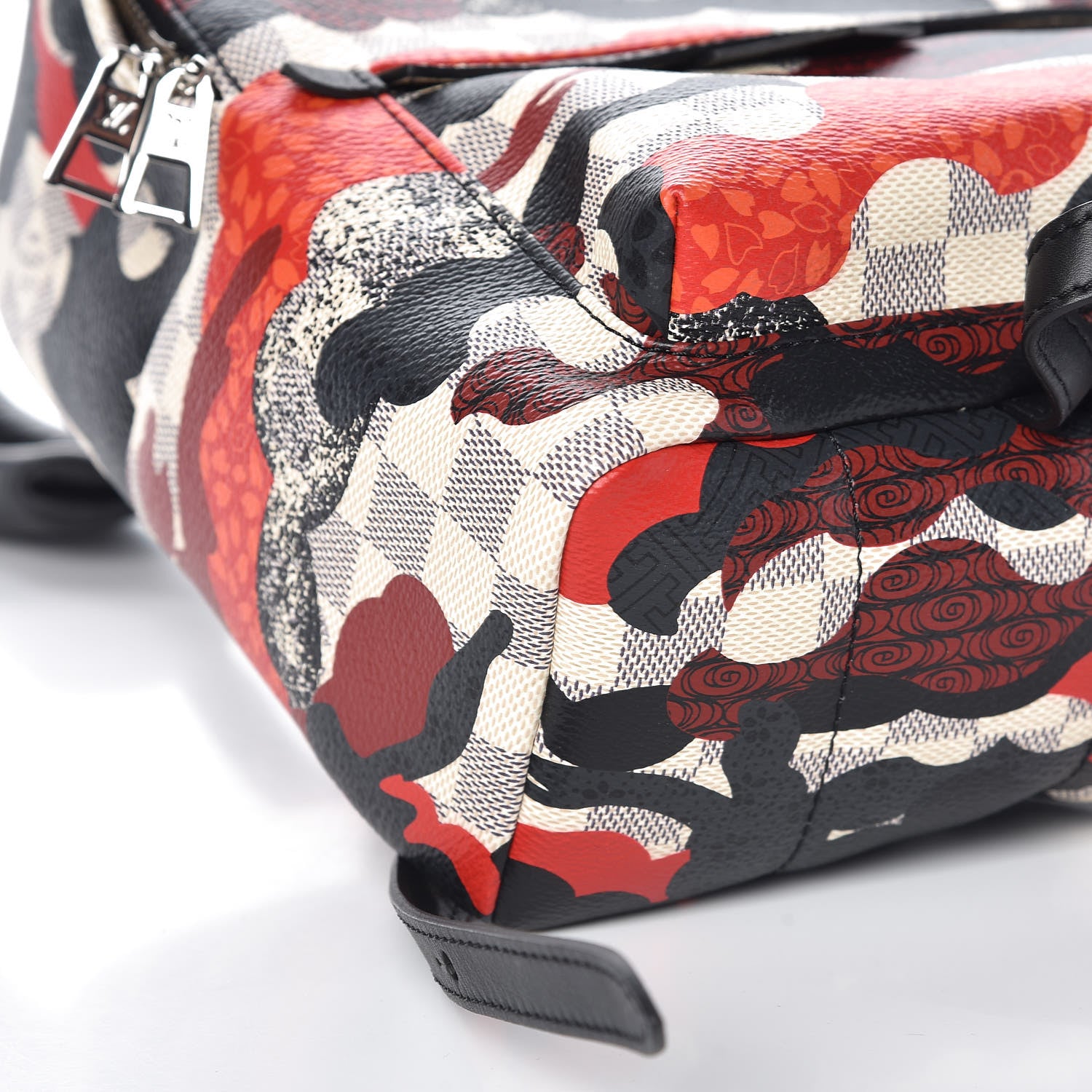 Louis Vuitton Damier Azur Patchwork Waves Palm Springs PM 8 of 9