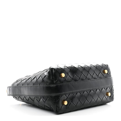 Bottega Veneta Calfskin Intrecciato Mini Wallace Black 4 of 10
