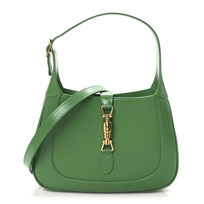 Gucci Boarded Dyana Lux Calfskin Small Jackie 1961 Hobo Spring Green 1 of 11