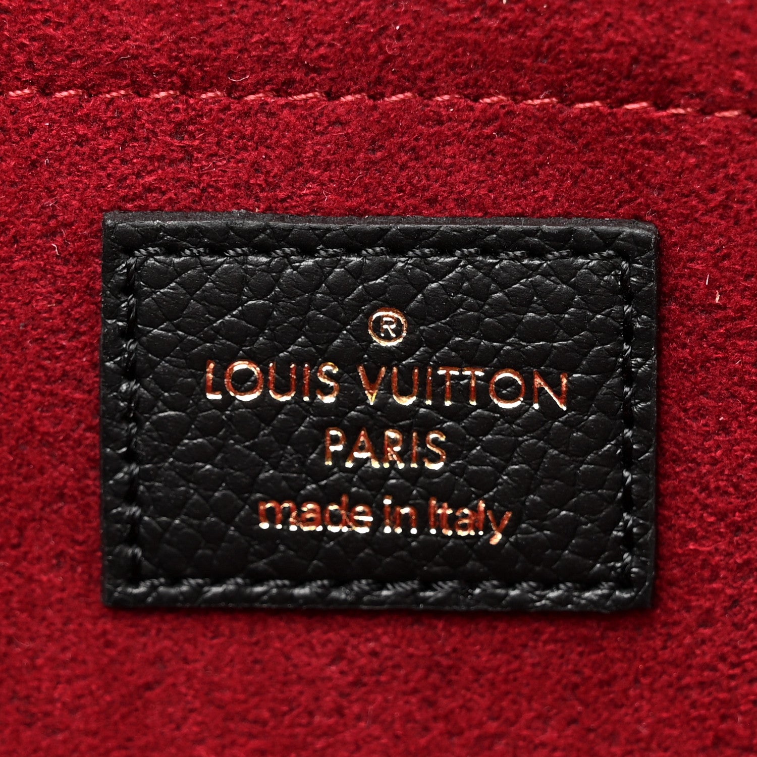 Louis Vuitton Empreinte Monogram Giant Felicie Pochette Black Beige 9 of 12