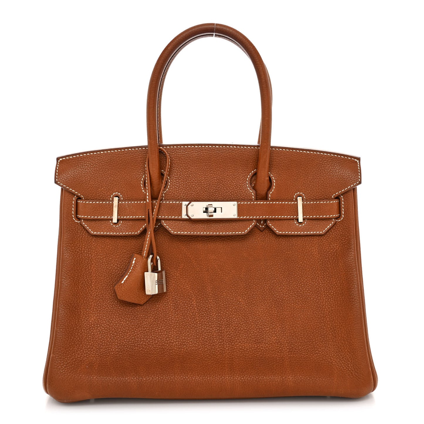 Natural Barenia Faubourg Birkin 30 Fauve