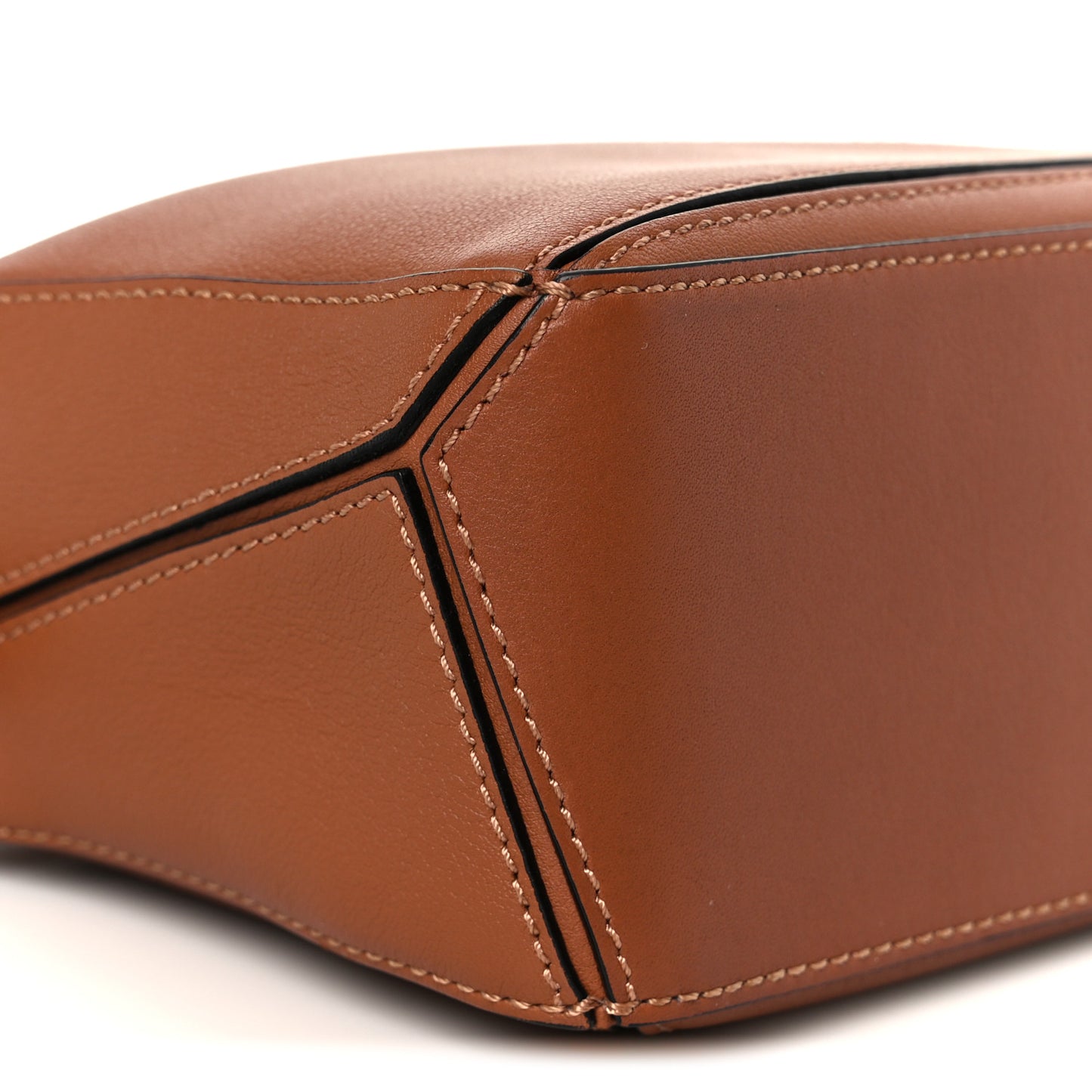 Calfskin Mini Puzzle Bag Tan