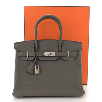 Hermes Togo BIRKIN 30 Etain 11 of 11