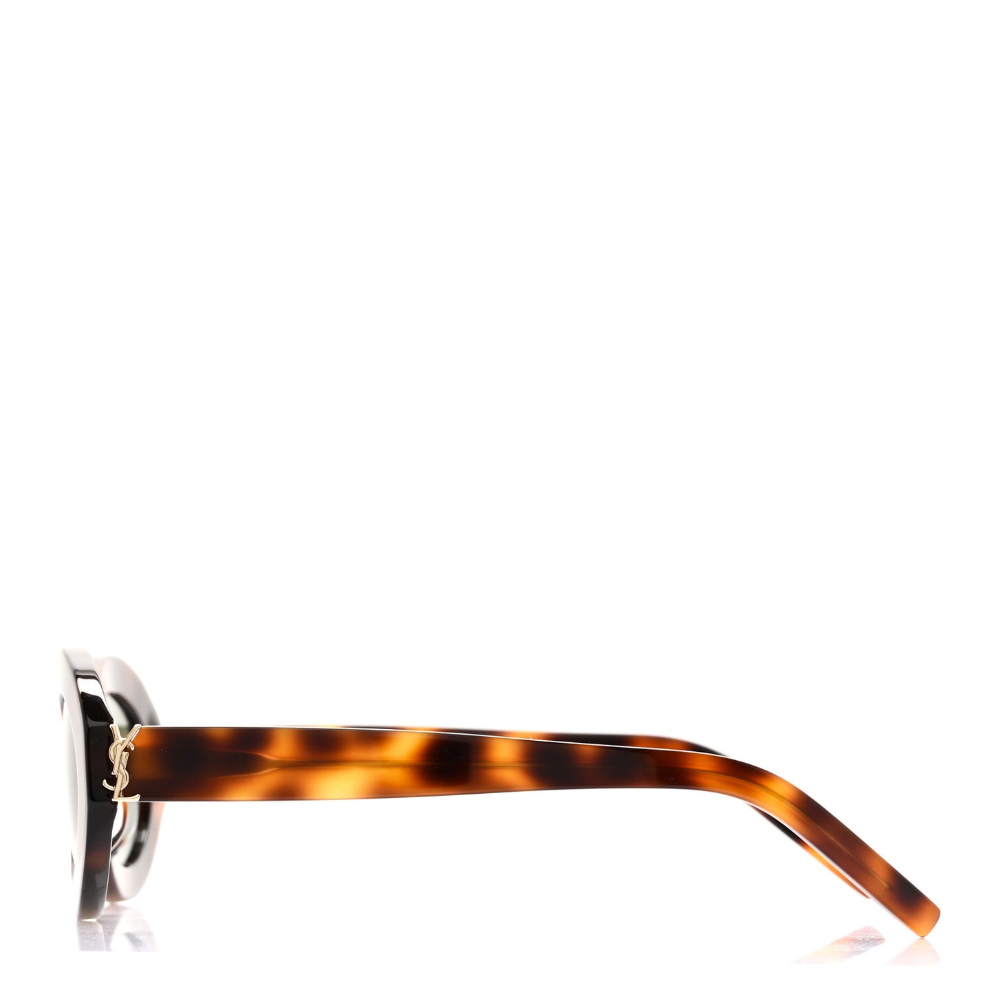 Acetate Oval Sunglasses SL M136 Medium Havana
