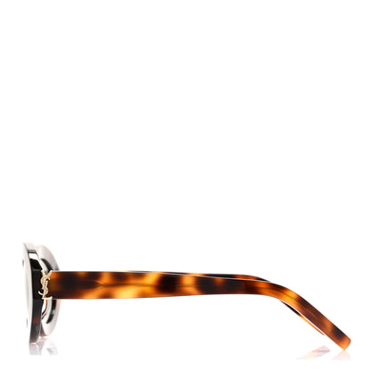 Saint Laurent Acetate Oval Sunglasses SL M136 Medium Havana 3 of 7