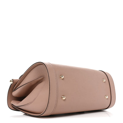 Gucci Calfskin Bamboo Bullet Top Handle Bag Blush 4 of 10