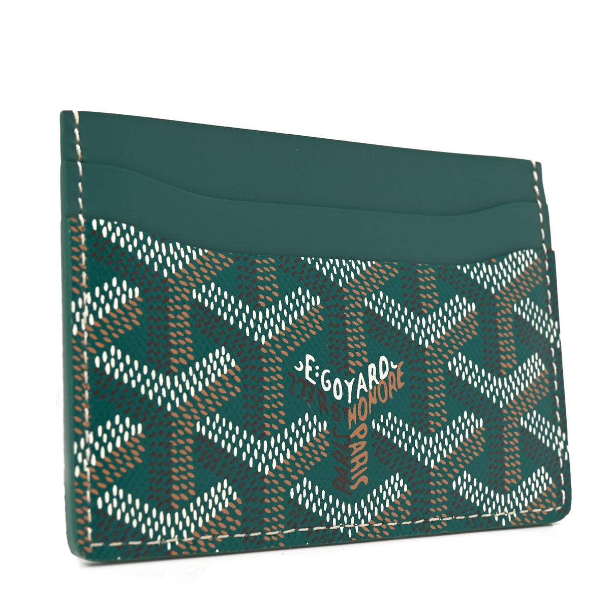 Goyard Goyardine Saint Sulpice Card Holder Green 3 of 7