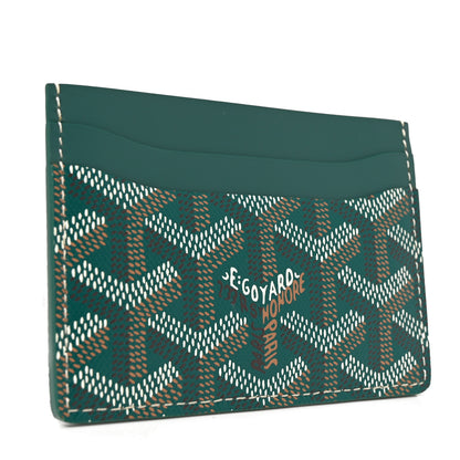 Goyard Goyardine Saint Sulpice Card Holder Green 3 of 7