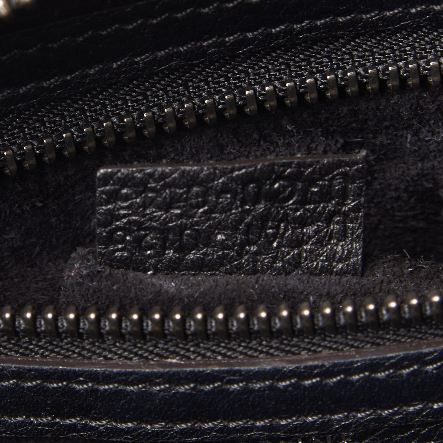 Celine Drummed Calfskin Micro Luggage Black 8 of 10