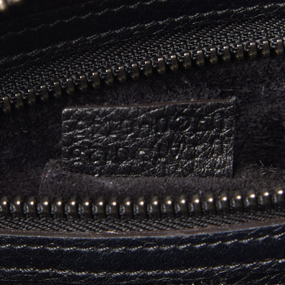 Celine Drummed Calfskin Micro Luggage Black 8 of 10
