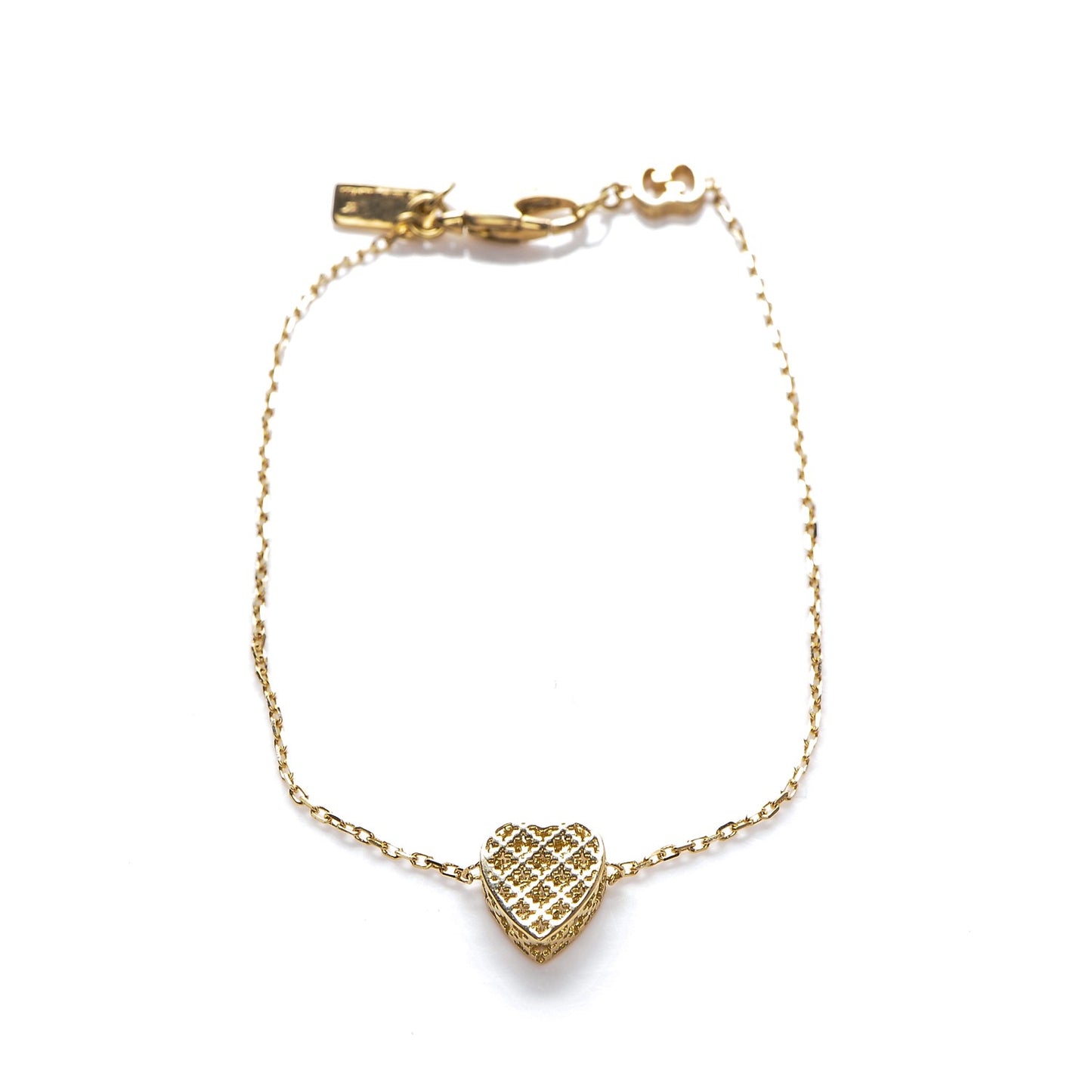 18K Yellow Gold Diamantissima Heart Bracelet